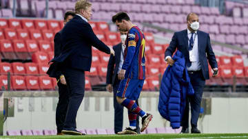 Messi sustituido v RC Celta - La Liga Santander