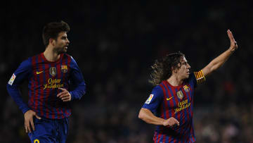 Puyol y Piqué hicieron historia en el Barcelona