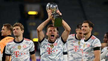 Joshua Kimmich durfte sich am Dienstagabend über einen weiteren Titel freuen