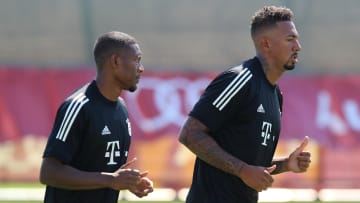 Beim FC Bayern sprechen alle über die Vertragssituation von David Alaba. Aber was ist mit Jerome Boateng? (v.l.)