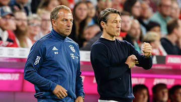 Flick und Kovac als Trainer-Duo am Münchener Spielfeldrand 