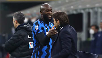 Romelu Lukaku e Antonio Conte