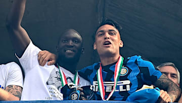 La gioia di Lukaku e Lautaro 