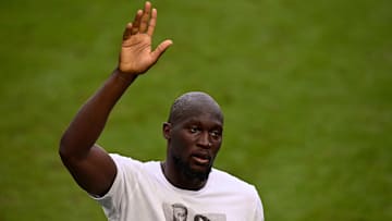 Il saluto di Lukaku