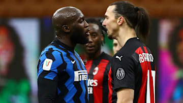 Lukaku e Ibrahimovic nel derby di Coppa Italia
