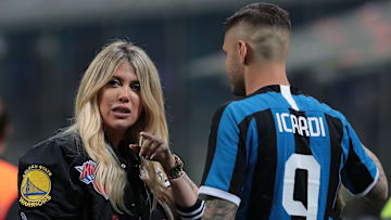 Wanda Nara e Mauro Icardi ai tempi dell'Inter