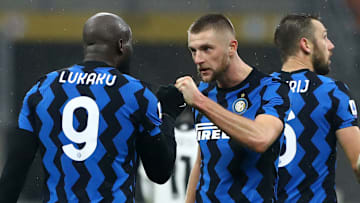 Romelu Lukaku e Milan Skriniar