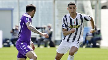 Cristiano Ronaldo contro la Fiorentina