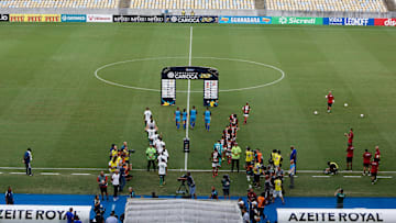 Flamengo v Portuguesa Play the Carioca State Championship With Closed Doors as a Precautionary