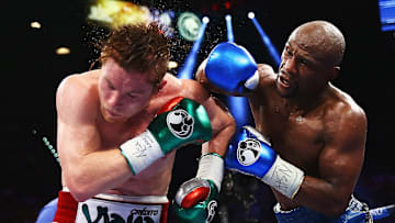 Floyd Mayweather Jr. derrotó a “Canelo” Álvarez en el 2013
