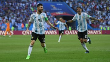 Di María con Messi