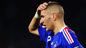 Karim Benzema lors de l'Euro 2008. 