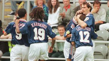 L'Equipe de France a échoué aux portes de la finale de l'Euro 1996.