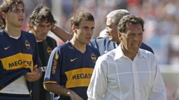 Russo frente a River en el Monumental en 2007