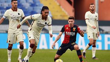 Chris Smalling contro il Genoa