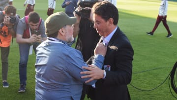 Maradona con Gallardo