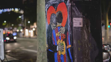 Graffitis In Barcelona