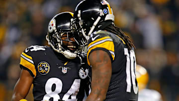 Pittsburgh Steelers WRs Antonio Brown and Martavis Bryant in better days.