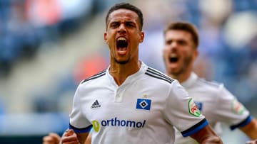 Schreit seine Freude über ein Tor heraus: HSV-Stürmer Robert Glatzel