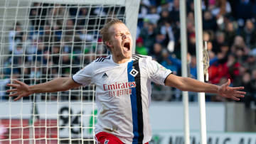 So jubelte Pohjanpalo nach seinem späten Ausgleich in Hannover