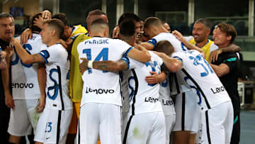 L'esultanza dell'Inter 