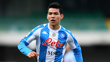 Hirving Lozano concretó el gol más rápido en la historia del Napoli.