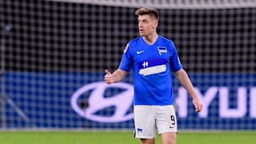 Hertha-Stürmer Krzysztof Piatek hat bisher eine schwierige Zeit in der Hauptstadt Hertha-Stürmer Krzysztof Piatek hat bisher eine schwierige Zeit in der Hauptstadt