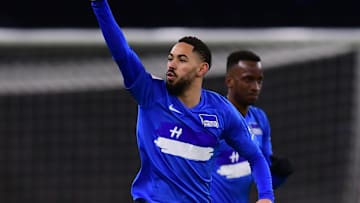 Herthas Topscorer Matheus Cunha und Dodi Lukébakio