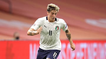Zaniolo in una partita di Nations League