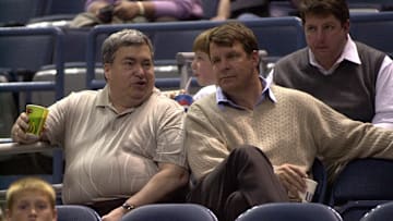Jerry Krause and Tim Floyd long before they turned the Bulls around in the wrong direction.