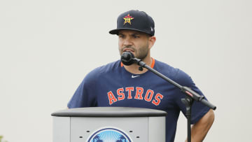 Houston Astros 2B Jose Altuve did not speak with the media Saturday.
