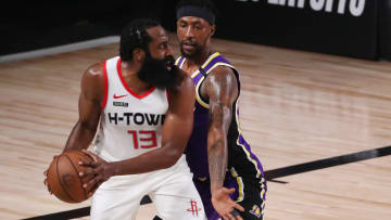 James Harden encestó 36 puntos en el primer partido de la serie entre Houston y Los Angeles