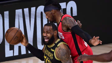 LeBron James against the Rockets. 