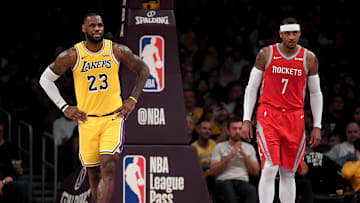 Lebron James y Carmelo Anthony durante muchos años fueron rivales en anotación en la NBA