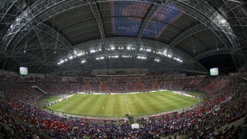 Stadion Nasional Singapura saat laga ICC Championship Antara Inter vs Chelsea