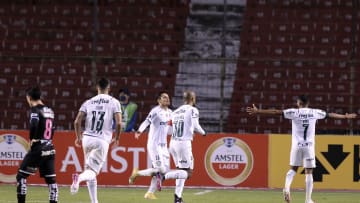 Independiente del Valle v Palmeiras - Copa CONMEBOL Libertadores 2021 - Palmeiras, único equipo con puntaje perfecto.
