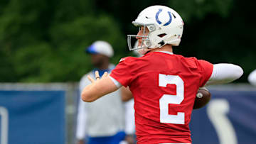 Carson Wentz llegó antes del comienzo de la temporada 2021-22 a los Colts 