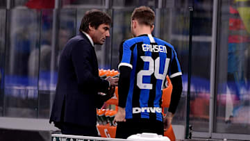 Antonio Conte e Christian Eriksen