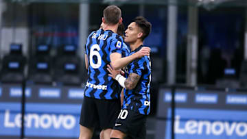 De Vrij e Lautaro Martinez