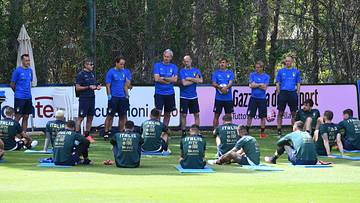 Italia in allenamento