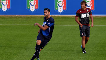 Pellè e Conte ai tempi della Nazionale