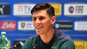 Matteo Pessina in conferenza stampa