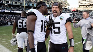 Gardner Minshew spoke about Raiders fans reactions after Jaguars win final home game in Oakland.