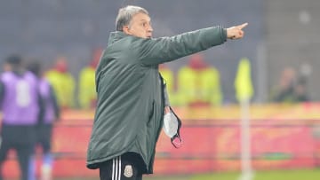 Gerardo Martino durante el partido amistoso Japón vs México