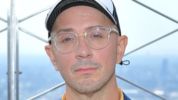 Josh Dela Cruz And Steve Burns Light The Empire State Building Blue In Celebration Of Blue's Clues