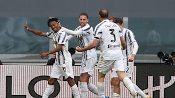 Juan Cuadrado, Adrien Rabiot, Giorgio Chiellini, Federico Chiesa, Dejan Kulusevski Juan Cuadrado, Adrien Rabiot, Giorgio Chiellini, Federico Chiesa, Dejan Kulusevski