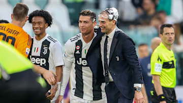 Cristiano Ronaldo e Massimiliano Allegri