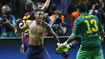 Neymar helped Barcelona win the Champions League in 2015