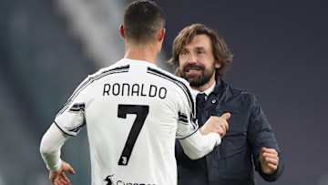 Cristiano Ronaldo et Andrea Pirlo. 