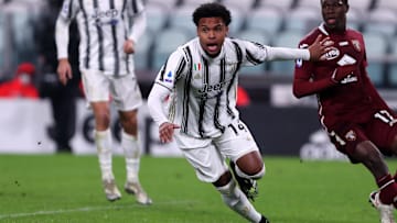 Weston McKennie dopo il gol dell'1-1